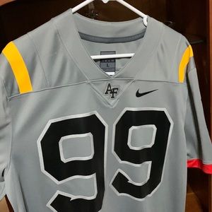 Nike Men's Air Force Falcons Tuskegee Airmen Red Tails Football Jersey